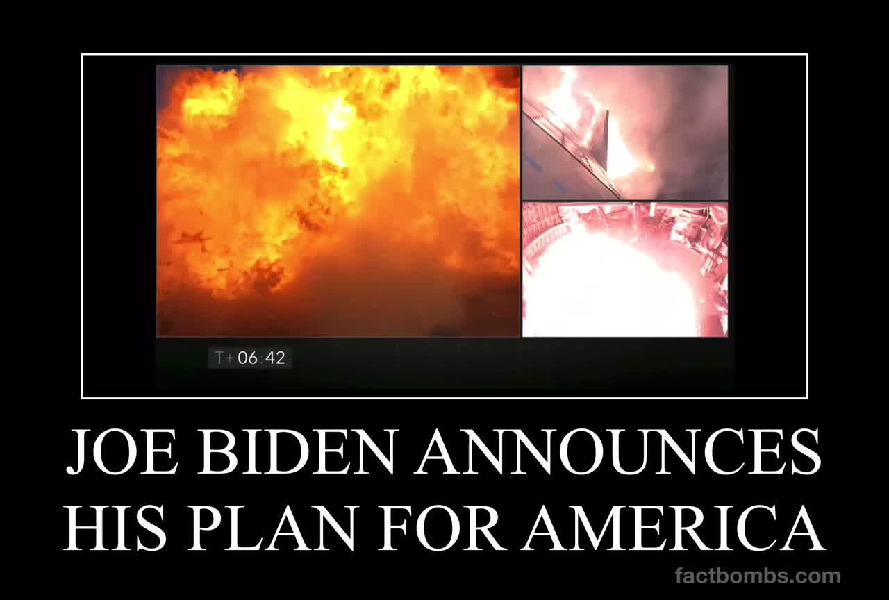 A visual representation of Biden’s plan for America if he had actually won the election