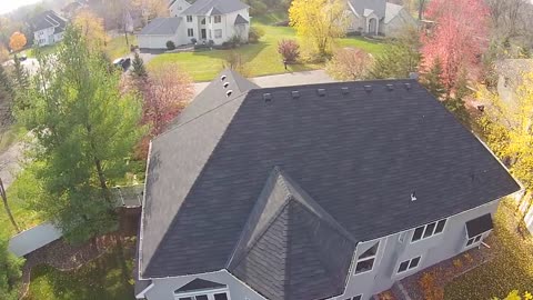 GAF Designer Shingles, "woodland" Canterbury Black", Minnetonka, MN