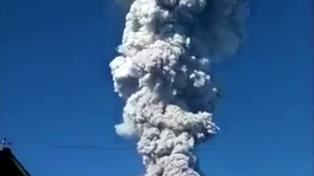 Mount Merapi Eruption. May 11, 2018