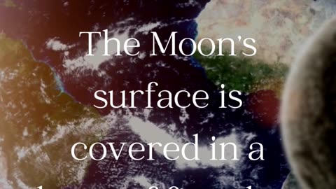 What is regolith #CosmicMarvels #LunarLandscape #MysticalMoon
