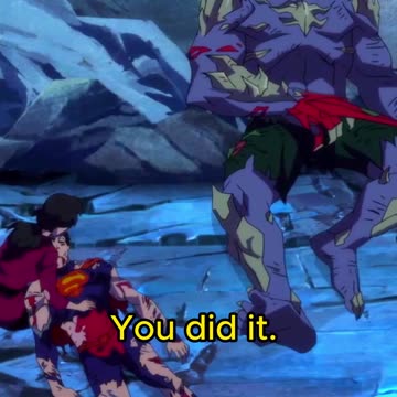 Justice League Vs Doomsday - Bloody and Brutal Scenes