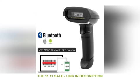 NETUM NT-1698W Handheld Wirelress Barcode Scanner AND NT-1228BL Bluetooth 1D/2D QR Bar Code Reader