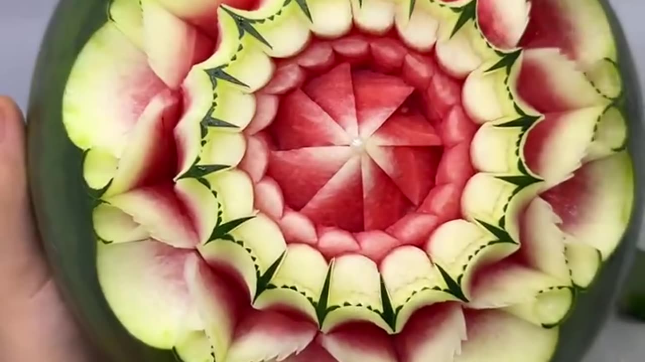 Watermelons hand art