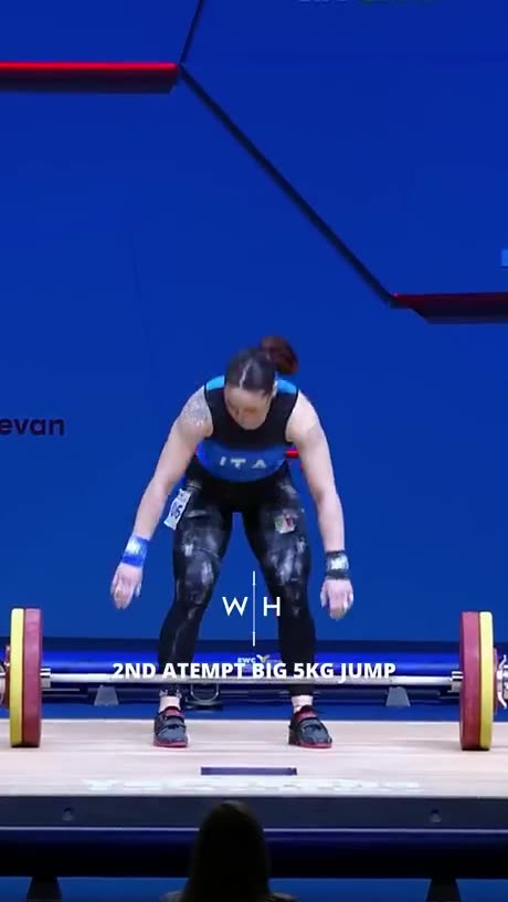 Woman Heavy Lifter With Incredible Strength! #shorts