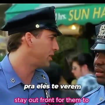 SHORT Nicolas Cage police officer