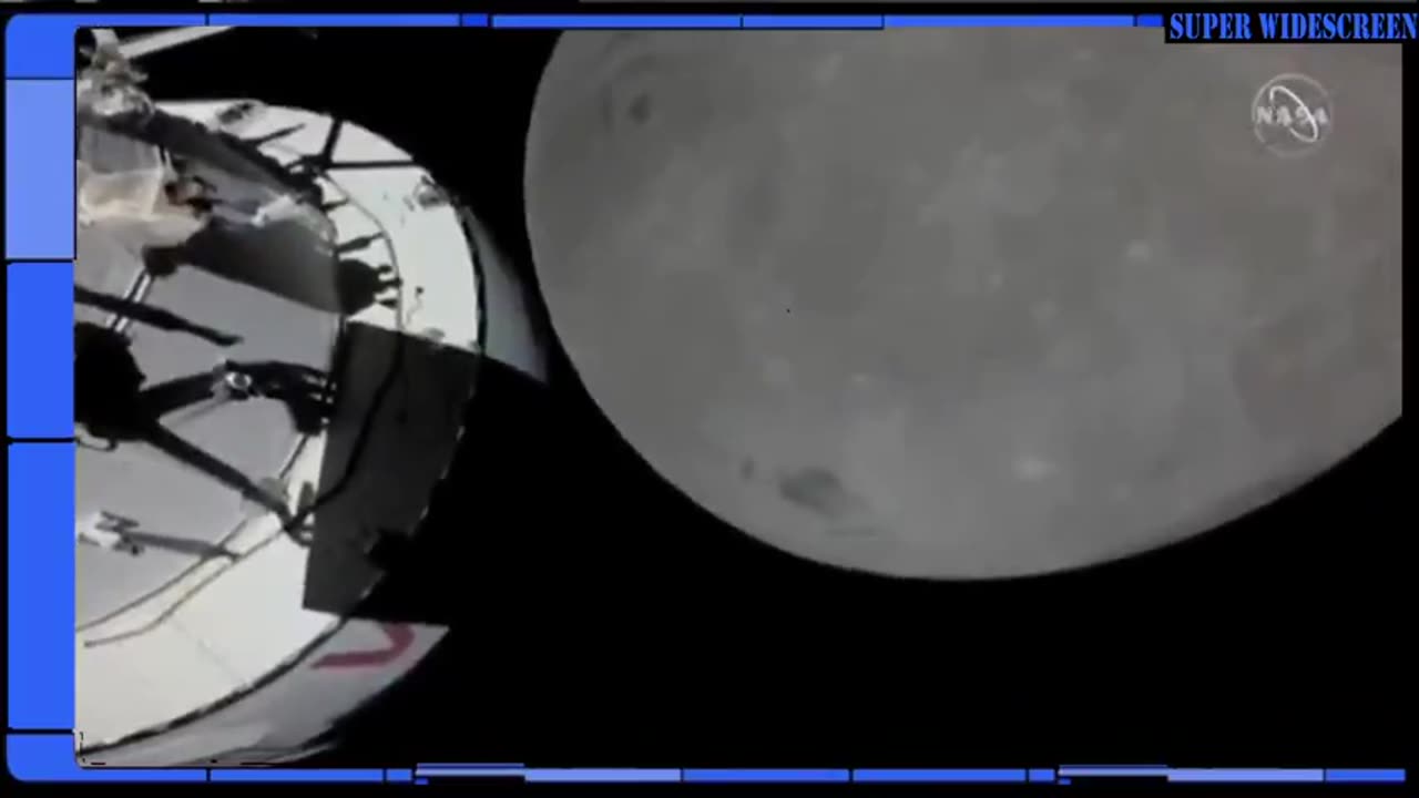 SEE ACTUAL NASA FOOTAGE OF THE ARTEMIS CAPSULE "ORBITING" THE "MOON" AS PART OF THE ORION PROJECT.