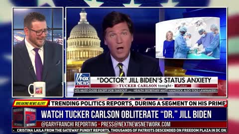 WATCH Tucker Carlson OBLITERATE “Dr.” Jill Biden