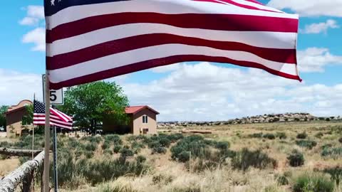 US Flags. Memorial Day