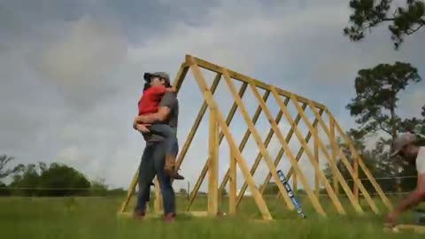 Building A-Frame Chicken Tractor | Time Lapse Build