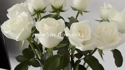 White flowers