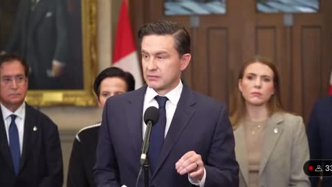 Canadian Pierre Poilievre Was Asked if He Supports Traitor Joe's Stance on Israel and Iran