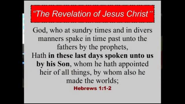 001a Introduction to Revelation I (Revelation 1:1-4)