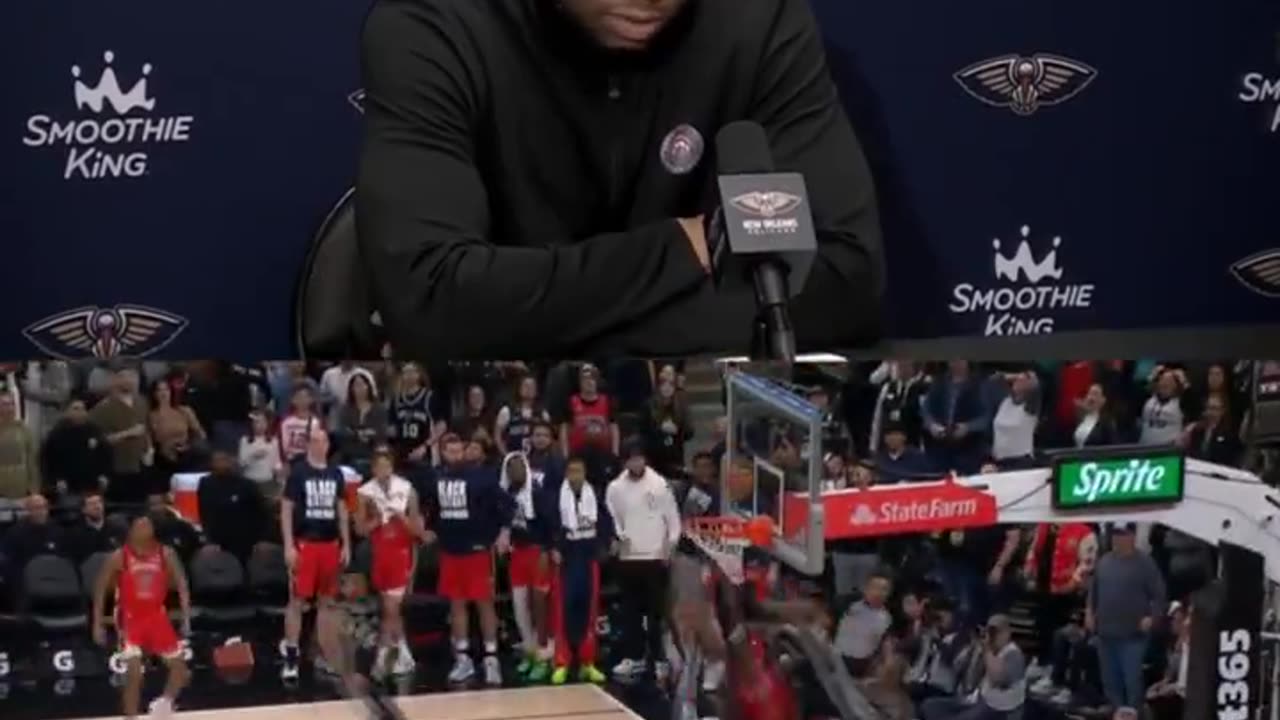 NBA - "Just incredible to watch [Zion and Wemby] go to battle tonight." - Coach Willie Green.