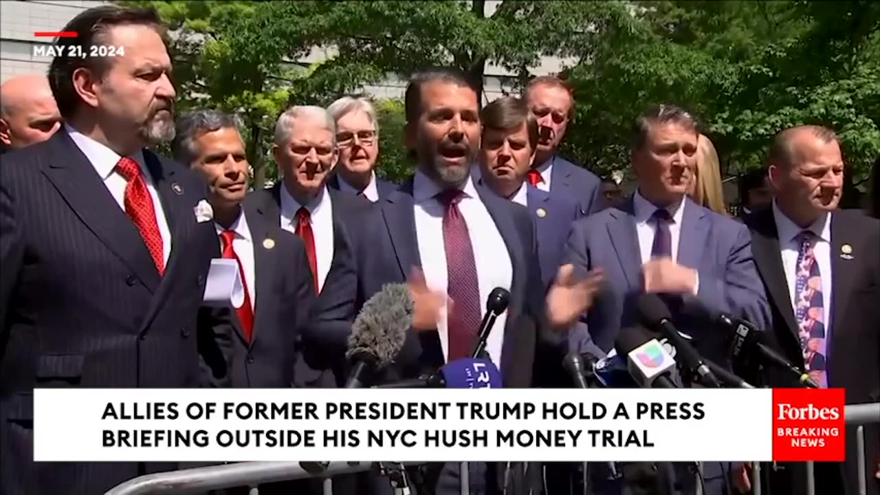 'An Admitted Thief': Donald Trump Jr. Rails Against Michael Cohen And NYC Hush Money Trial