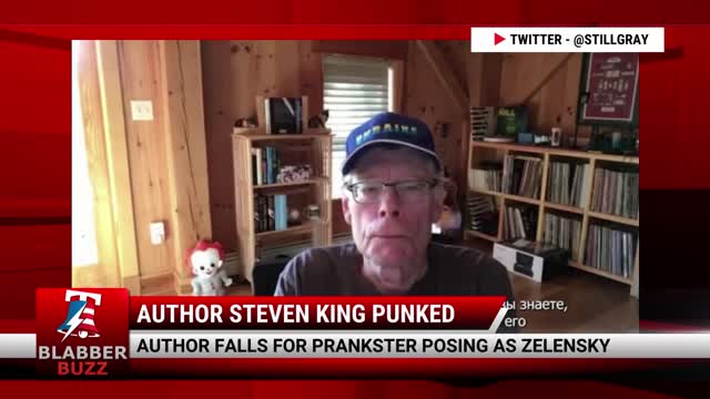 Author Steven King PUNKED