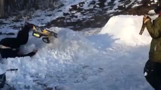 Sledding Backflip Fail