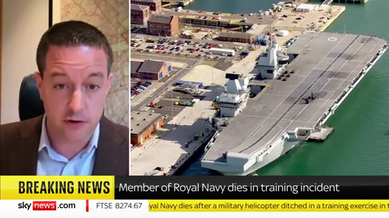 Royal Navy member dies while conducting 'dangerous' training exercise at night