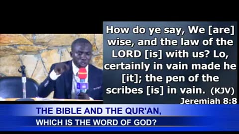 THE BIBLE AND THE QUR'AN, WHICH IS THE WORD OF GOD