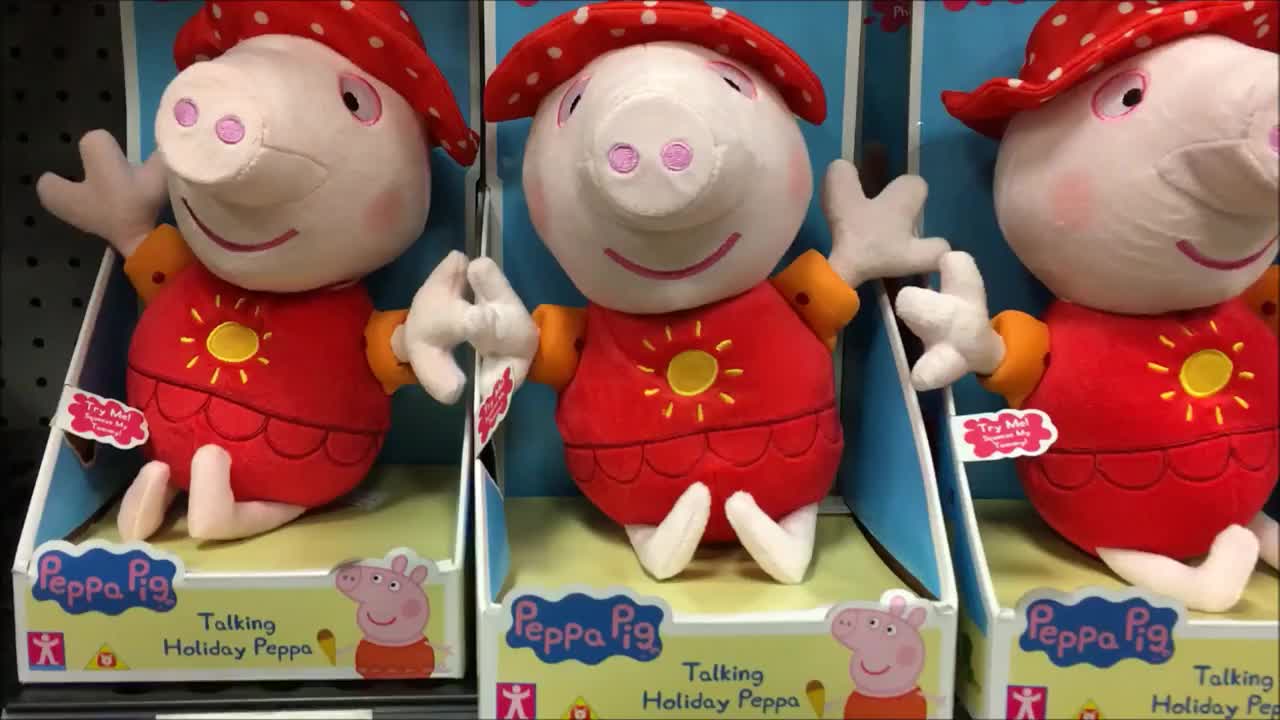 Talking Holiday Peppa Pig Toy