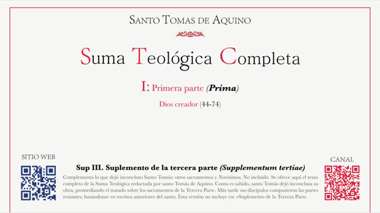 I Primera parte (Prima) 4 Dios creador (44-74)