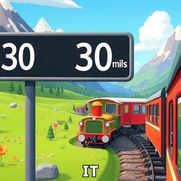The Train Puzzle: How Far Will It Go?
