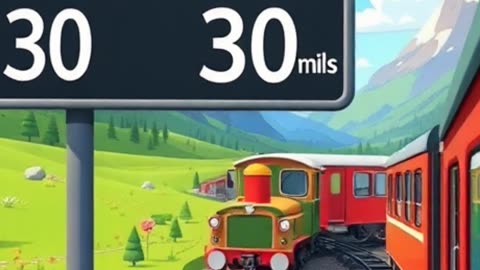The Train Puzzle: How Far Will It Go?