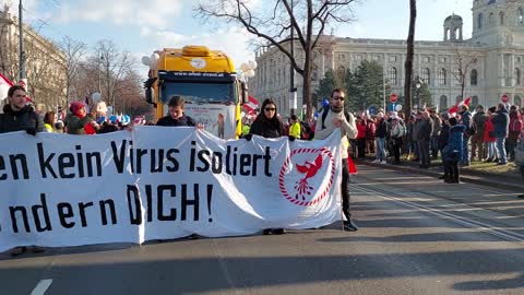 WienGO +++ AUSTRIA DEMO FOR DEMOCRACY & FREEDOM VIENNA 27 2 22