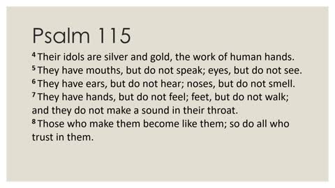 Psalm 115 Devotion