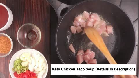 Recipe Keto Chicken Taco Soup