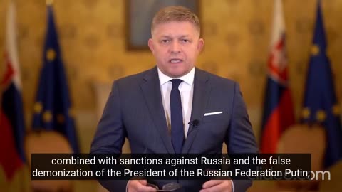 Prime Minister of Slovakia Robert Fico with a great video statement on the war in Ukraine.