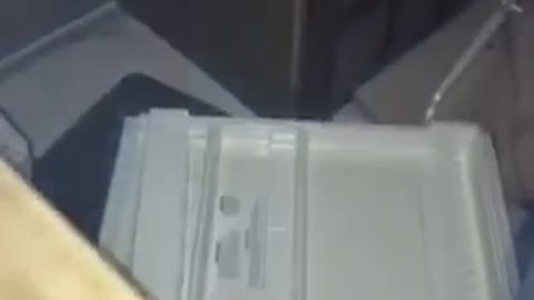 Guys blow door off of mini fridge