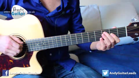 How to play Twinkle Twinkle Little Star on Guitar | EASY beginner lesson Andy Guitar