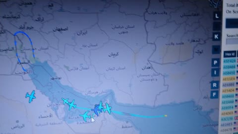 US Military AWAC 6th Surveillance Mission Into Iran