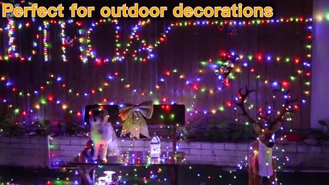 Christmas Lights 800LED 262FT Plug (Multicolored)