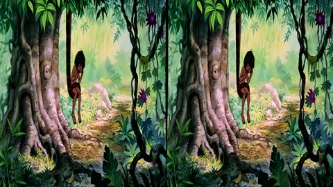 3D SBS The Jungle Book 90FPS 4K L 4K R SUPER SCALE 80% MORE BACKGROUND DEPTH P17