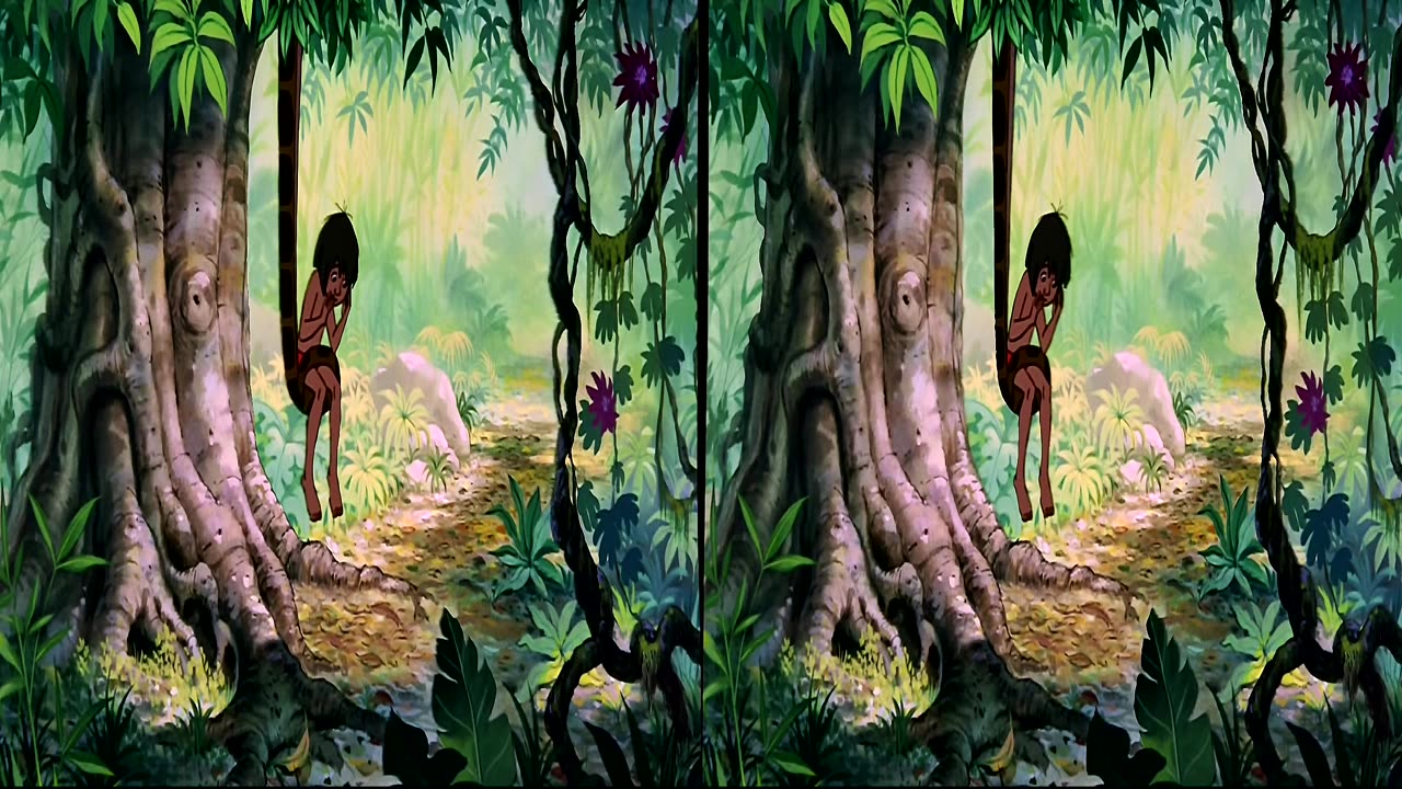 3D SBS The Jungle Book 90FPS 4K L 4K R SUPER SCALE 80% MORE BACKGROUND DEPTH P17