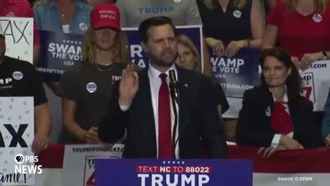 WATCH: Crowd Boos Reporter When Reporter Tries Cornering Vance with Question