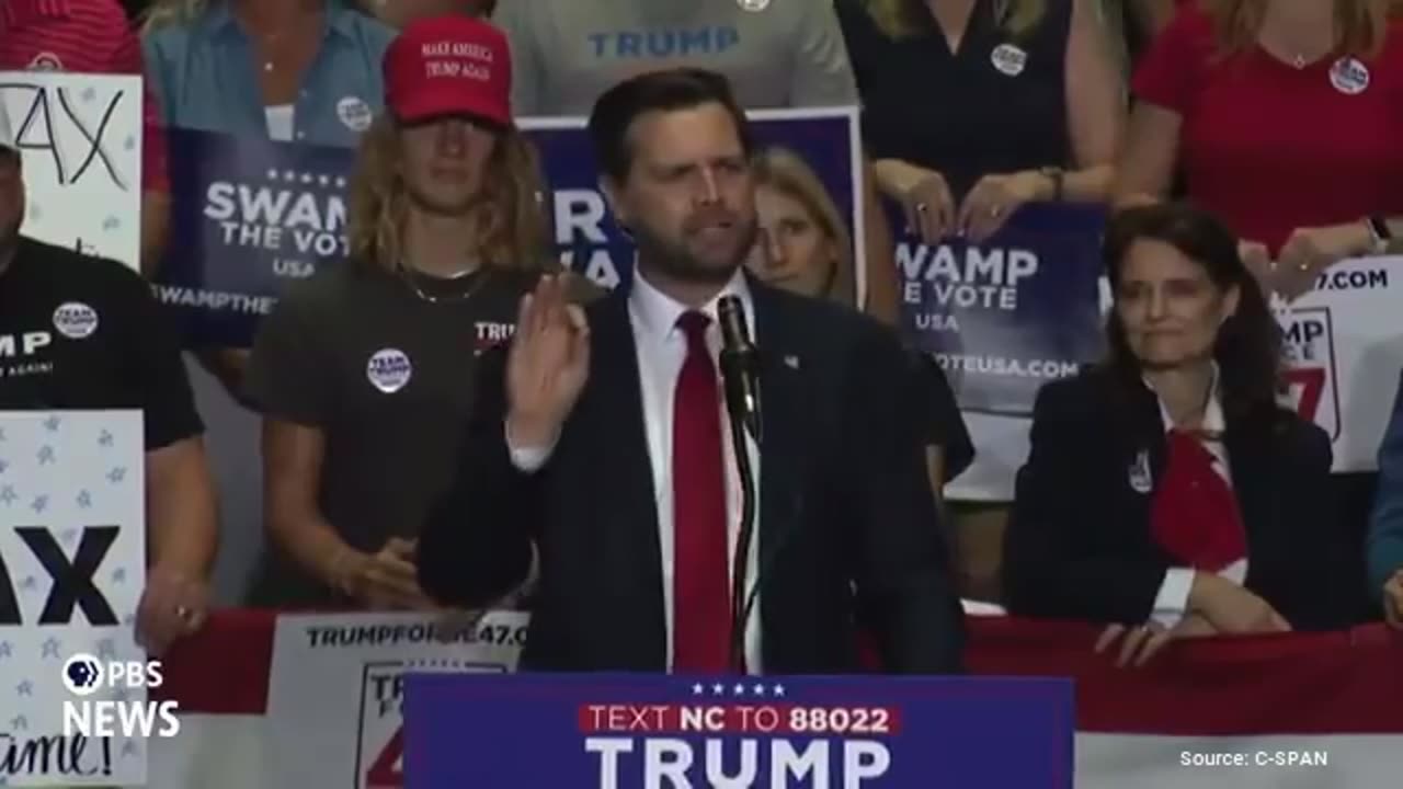 WATCH: Crowd Boos Reporter When Reporter Tries Cornering Vance with Question