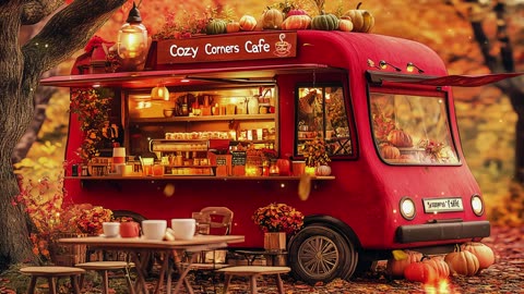 🍁Autumn Coffee Cafe ☕Relaxing Music and Autumn Vibes🍂