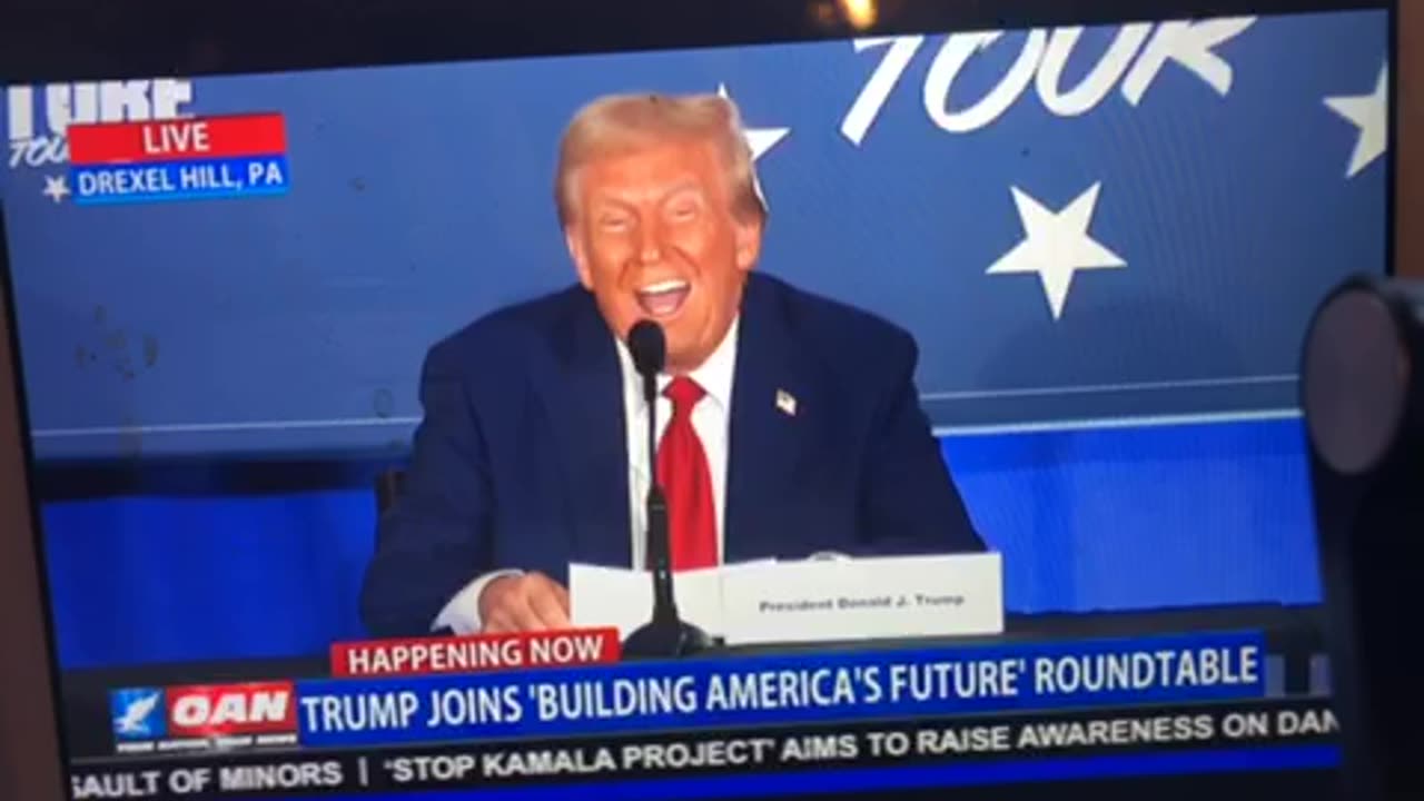 π¦
OANN president Donald Trump joins building America πΊπΈ future round table