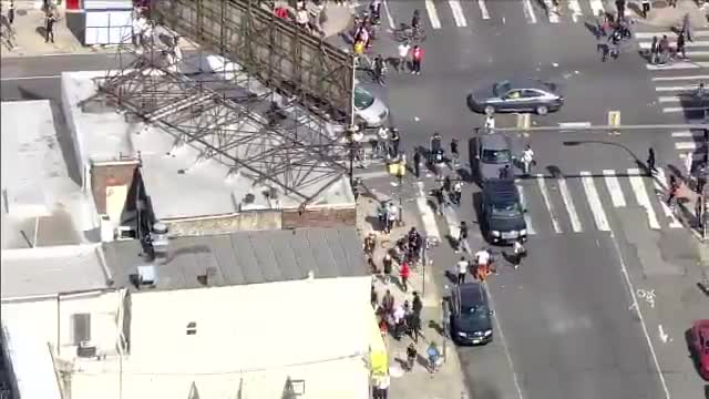 Not a police officer in sight