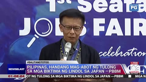 Pilipinas, handang mag-abot ng tulong sa mga biktima ng lindol sa Japan