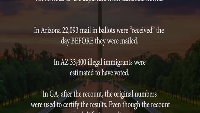 Election 2020- The Scam & Theft Revealed