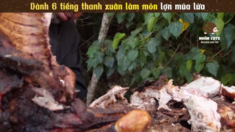 Mr. Ba took the 1500 KG Pig to the beach and buried it in a fire pit for 6 hours and the ending was