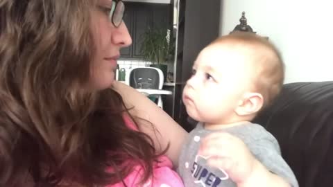 Baby Gets Emotional When Mom Sings Opera! Really?