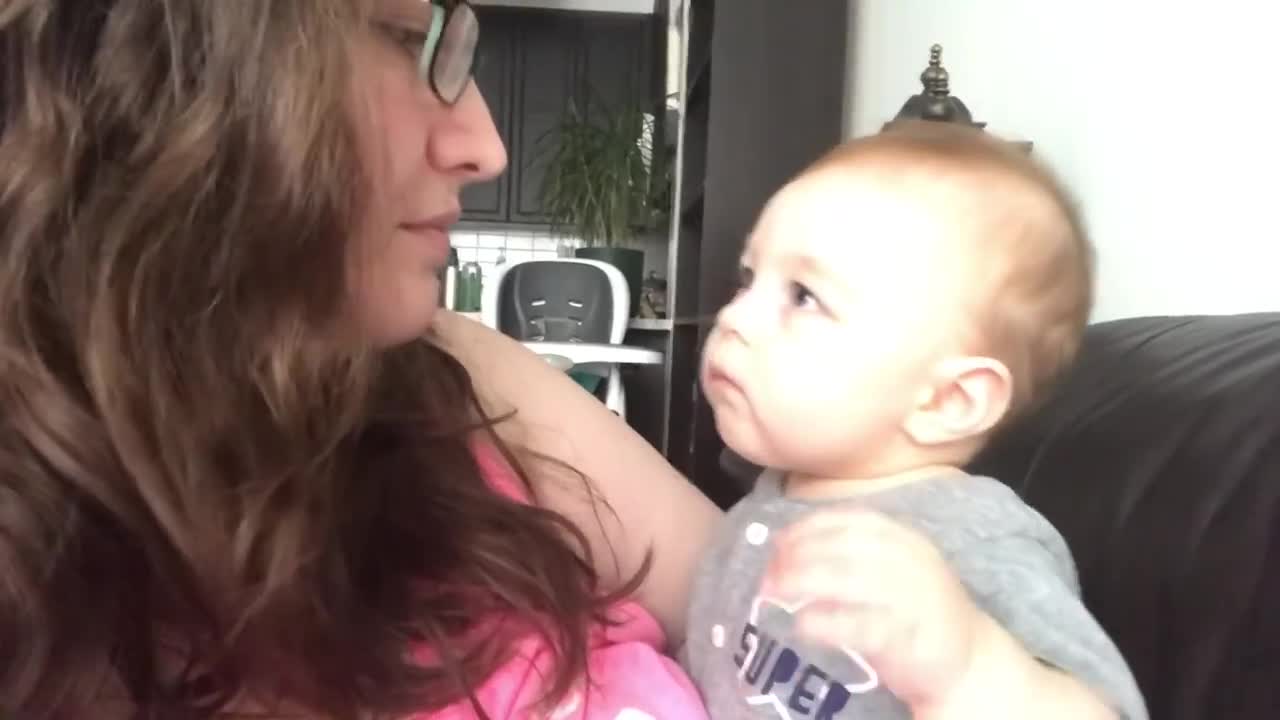 Baby Gets Emotional When Mom Sings Opera! Really?