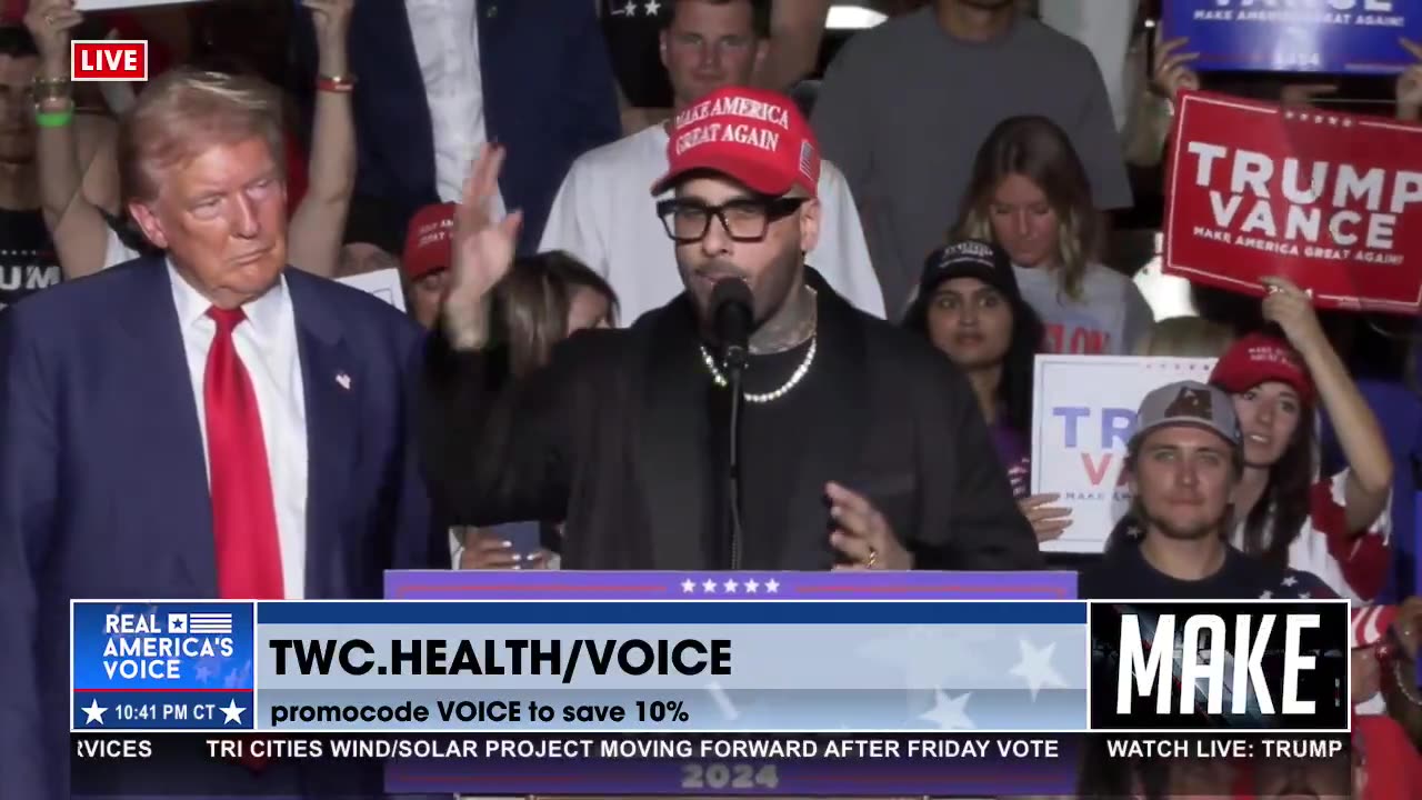 NIKKI JAMS TAKES THE STAGE IN NEVADA WITH TRUMP