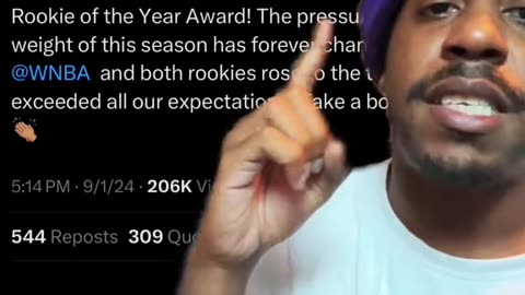 Wnba legend Lisa Leslie saying caitlin clark and brick barbie should share the roty award