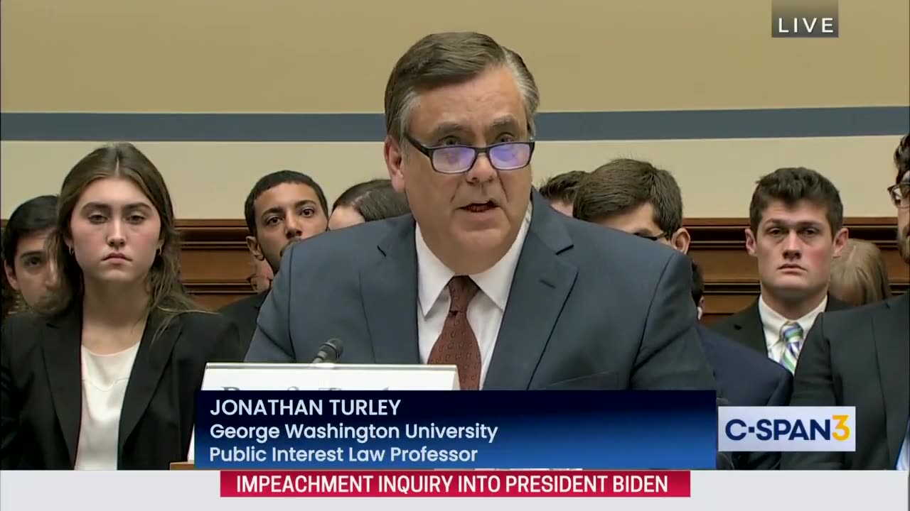HUGE: Jonathan Turley Provides The Case For Biden Being Impeached