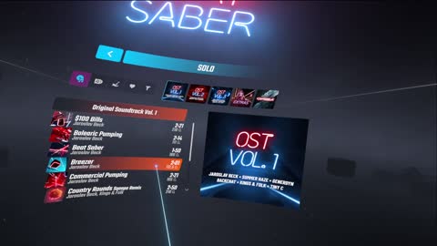 Beat Saber, no shoulder issues today